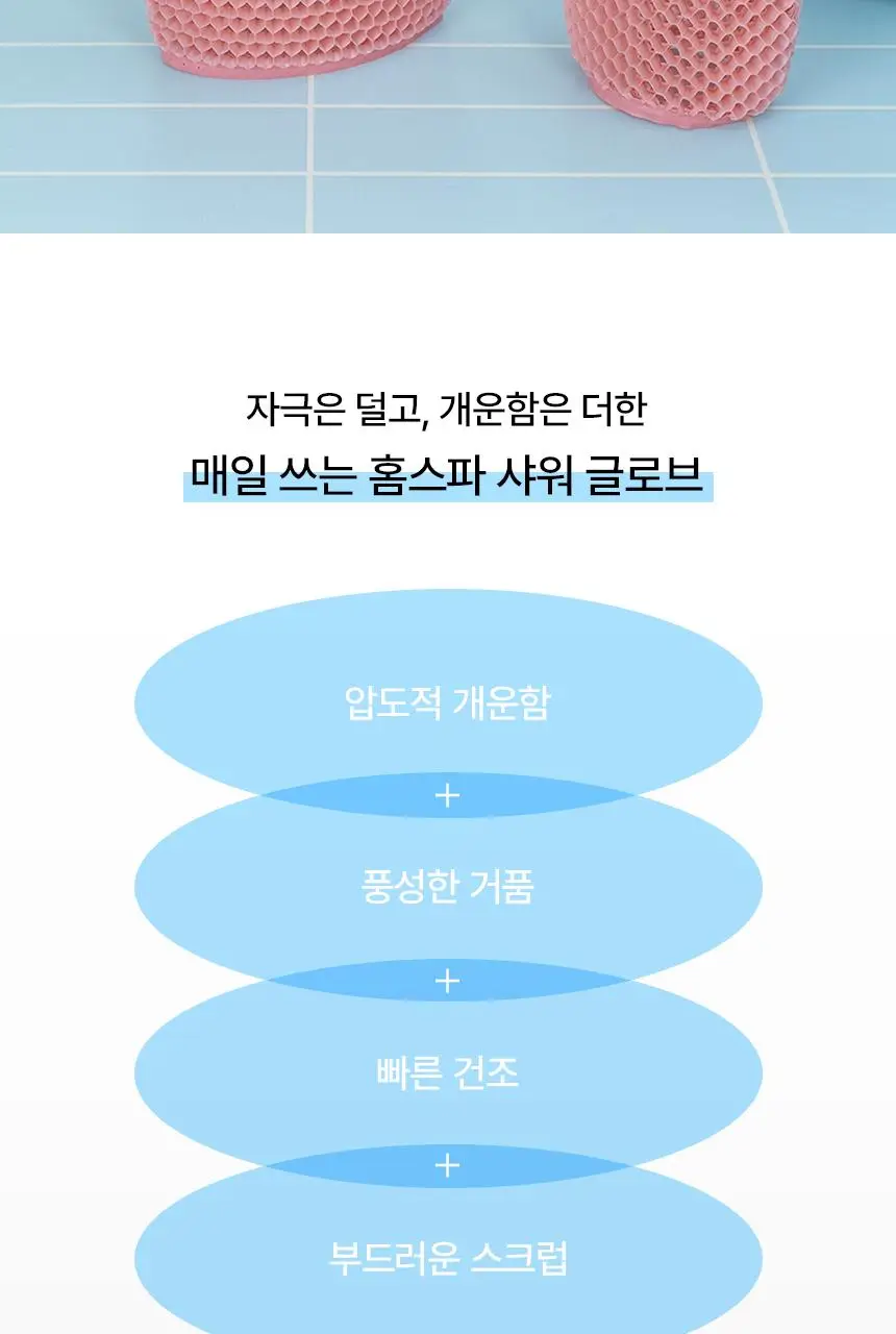 [NEW/SNS입소문템/5분홈스파] 스튜디오17 소프트 스크럽 샤워 글로브 2종 택1 상세페이지 2